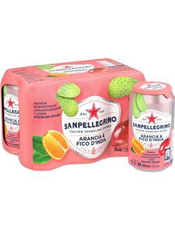 Газированный напиток «S.Pellegrino» Апельсин-Опунция 330мл (24)