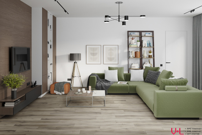 Кварцвиниловая плитка Damy Floor Family LVT Дуб Натуральный / Natural Oak 6607-9