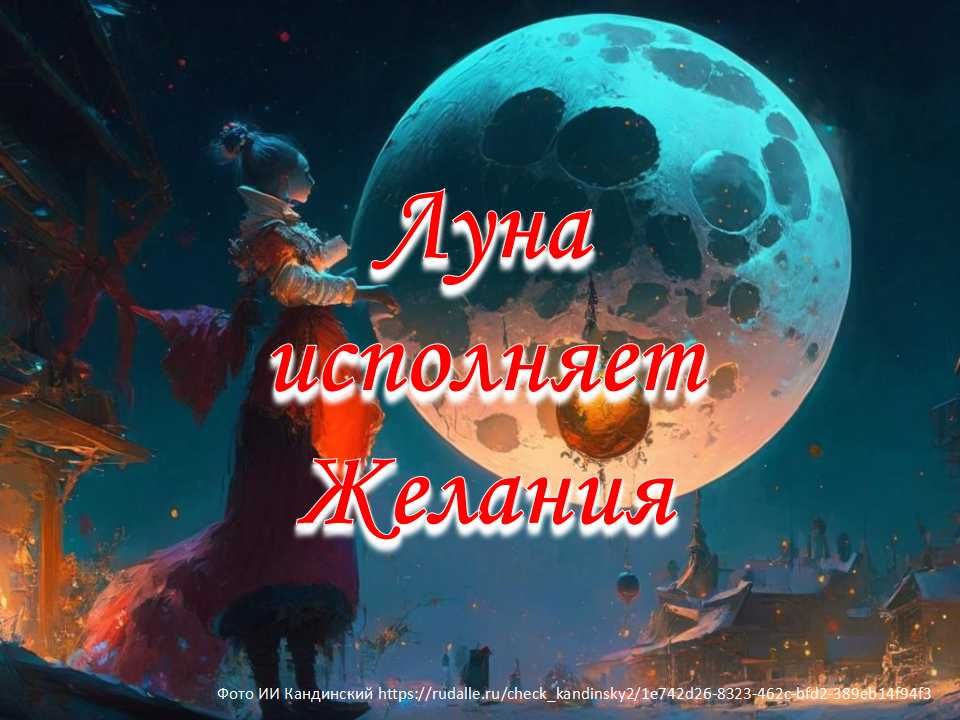 Луна исполняет