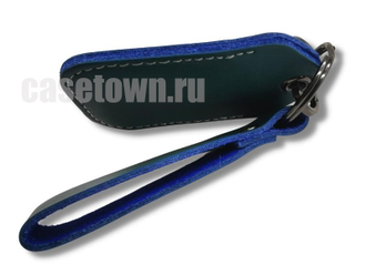 Синий чехол для метки иммобилайзера Starline, Pandora, Pandect, Призрак (7 на 4 см)