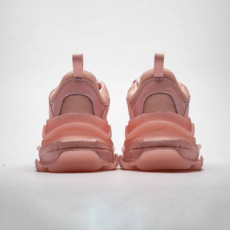 Peach triple s balenciaga discount