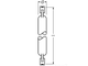 Галогенная лампа General Electric K28/E-Q 150T2,5/CL TWBL 150w 230v R7s-15 2 in 1 117.6 mm