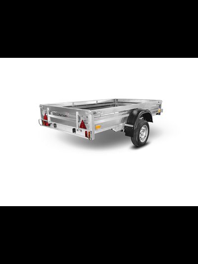 Прицеп «Спутник Moto» (2530x1440x330) оцинкованная рама, с силовым подрамником