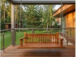 Подвесной диванчик для качелей