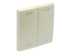 Efapel 90613 TPE, Клавиша для выключателя жалюзи с фиксацией, жемчуг, Logus 90