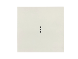 Клавиша для одноклавишного выключателя с подсветкой, белый сатин Rikett - 35602 MW