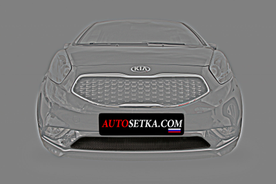 Premium защита радиатора для KIA Venga (2016-2018)