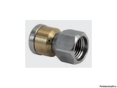 Форсунка вращающаяся каналопромывочная (вход 1/4внут, 3 отверстия, размер 055)