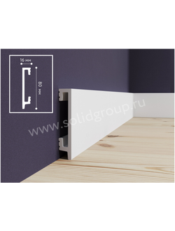 Напольный плинтус 1 UHD 46/80