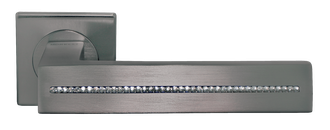 Дверные ручки Morelli Luxury DIADEMA S1 NIN Цвет - Черный никель