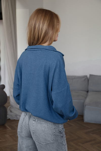 Джемпер синий