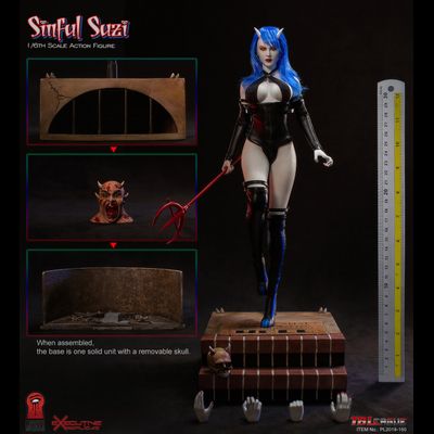 Коллекционная ФИГУРКА 1/6 scale Демоница Сьюзи - SIN BOLDLY  Sinful Suzi (PL2019-150) - TBLeague