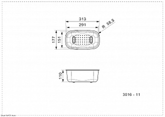Коландер для мойки R3016/11