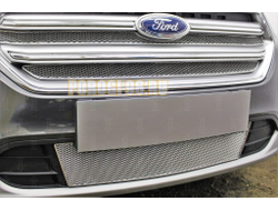 Защита радиатора Ford Kuga II 2016- chrome низ PREMIUM