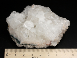 Апофиллит, Стильбит, кристаллы на породе с двух сторон, Индия (78*60*34 мм, 178 г) №29841