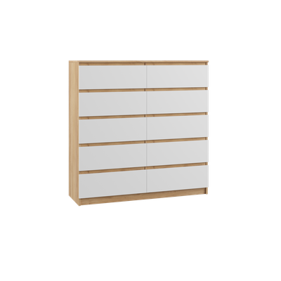 Мадера Комод К10М Крафт золотой/Белый