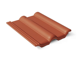 Цементно-песчаная черепица BRAAS Франкфуртская Красный