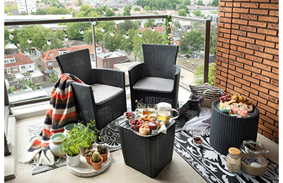 Столик-холодильник Кул-Стул графит