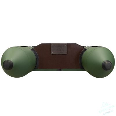 Лодка ПВХ Мастер Лодок Барс 2900 Слань-книжка Киль Зелёная