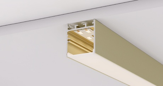 Профиль Arlight SL-LINE-5050-LW-2000 ANOD GOLD (Золотой)