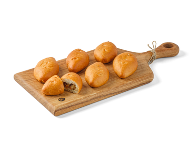 Пирожок печеный с капустой мини (20 г) (заказ от 10 шт.)