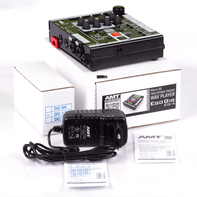 AMT EgoGig EG-4 - 4-х канальный концертный WAV & MIDI плеер [БП в комплекте!]