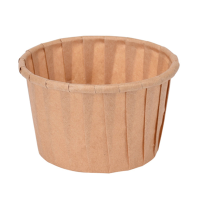 Форма бумажная/капсула для капкейков б/ламин. (100 шт., крафт), 50*40мм