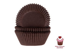 Капсулы бумажные для выпечки Коричневые d50/h30мм, 24 шт