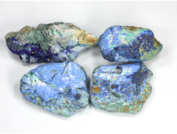 Азурит, Малахит, Азуромалахит, коллекционный образец в ассортименте, Россия, Алтай (30-40 мм, 14-17 г) №27091