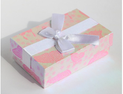 Футляр картонный с лентой на крышке 81*51*26 мм №10683