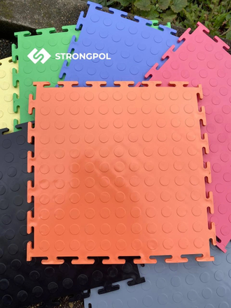 Продажа модульной плитки ПВХ для пола Strong Normal Orange в Иркутске