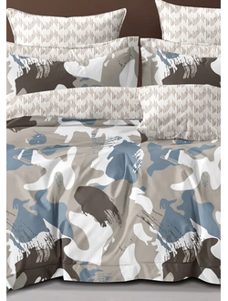 Постельное белье Cleo двуспальное сатин 175х215х1 200х220х1 70х70х2 20/769-SL