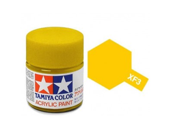Tamiya: Краска акриловая XF-3 "Flat Yellow"
