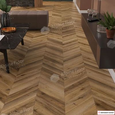 Ламинат Alpine Floor Chevron Art Дуб Килиманджаро LF109-04 34 класс толщина 12 мм с фаской 1.232 м2