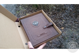 ежедневник из натуральной кожи, кожаный ежедневник, ежедневник с логотипом, ежедневник с гербом