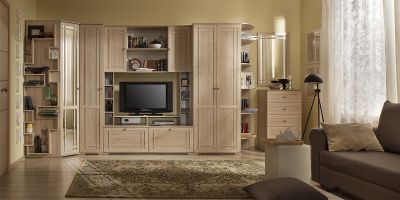 Композиция гостиной SHERLOCK (ШЕРЛОК) Дуб Сонома