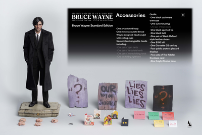 Брюс Уэйн (Роберт Патинсон, "Бэтмен" 2022) - Коллекционная ФИГУРКА 1/6 The Batman - Bruce Wayne Collectible Figure Standard Edition (PT002-2S) - INART