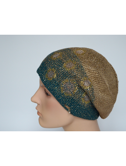 Vizio Италия 7091 В берет зеленый с золотом фото