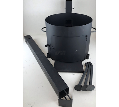 Печь по казан 10 литров разборная с трубой