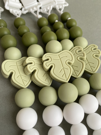 Держатель для пустышки ЛИСТ МОНСТЕРА