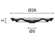 Розетка R07 - d26см