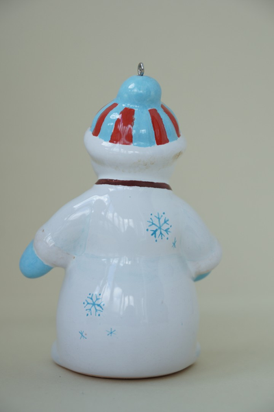 Снеговик с коньками