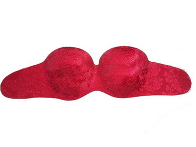 Силиконовый бюстгальтер Wo!Bra, цвет красный