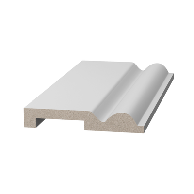 Плинтус Ultrawood BASE 018, ЛДФ-декор, влагостойкий, ударопрочный, 2м, под покраску.