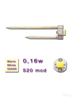 Светодиод PixLED для панелей PixBOARD, белый тёплый (3000К), 0,16W (520mcd)
