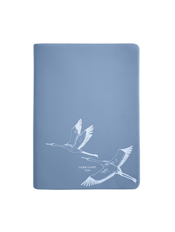 Ежедневник датированный 2021, голуб., А5, 176л., интегр. Wish AZ1045/blue