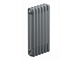 Стальной трубчатый радиатор Rifar Tubog 3057 6 секций Титан боковое подключение (серый RAL7012)