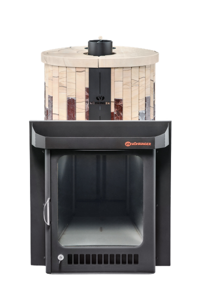 Печь Ферингер Малютка ПФ Россо Леванте + Окаменевшее дерево до 18 м3