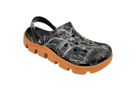 CROCS DUET SPORT CLOG CAMO GREY ORANGE