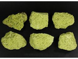 Нонтронит в ассортименте, необработанный "дикий" образец, США (28-35 мм, 8-13 г) №35038